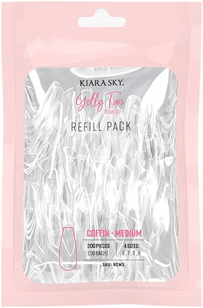 KIARA SKY REFILL TIPS COFFIN NAT No.6