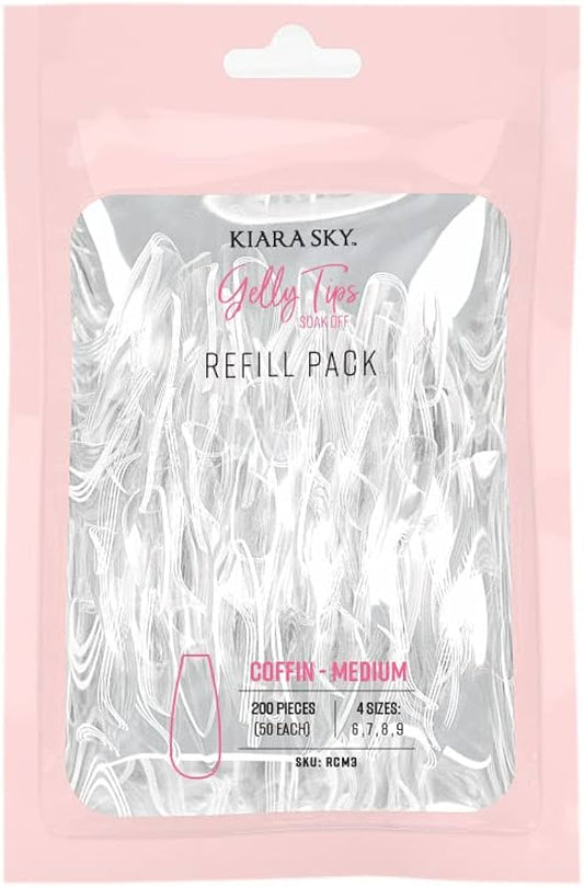 KIARA SKY REFILL TIPS COFFIN NAT No.6